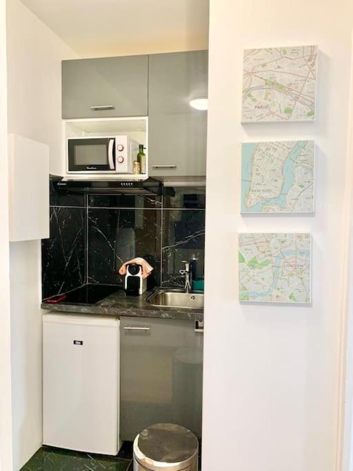 Cosy Studio Balcon Paris Montparnasse Luaran gambar